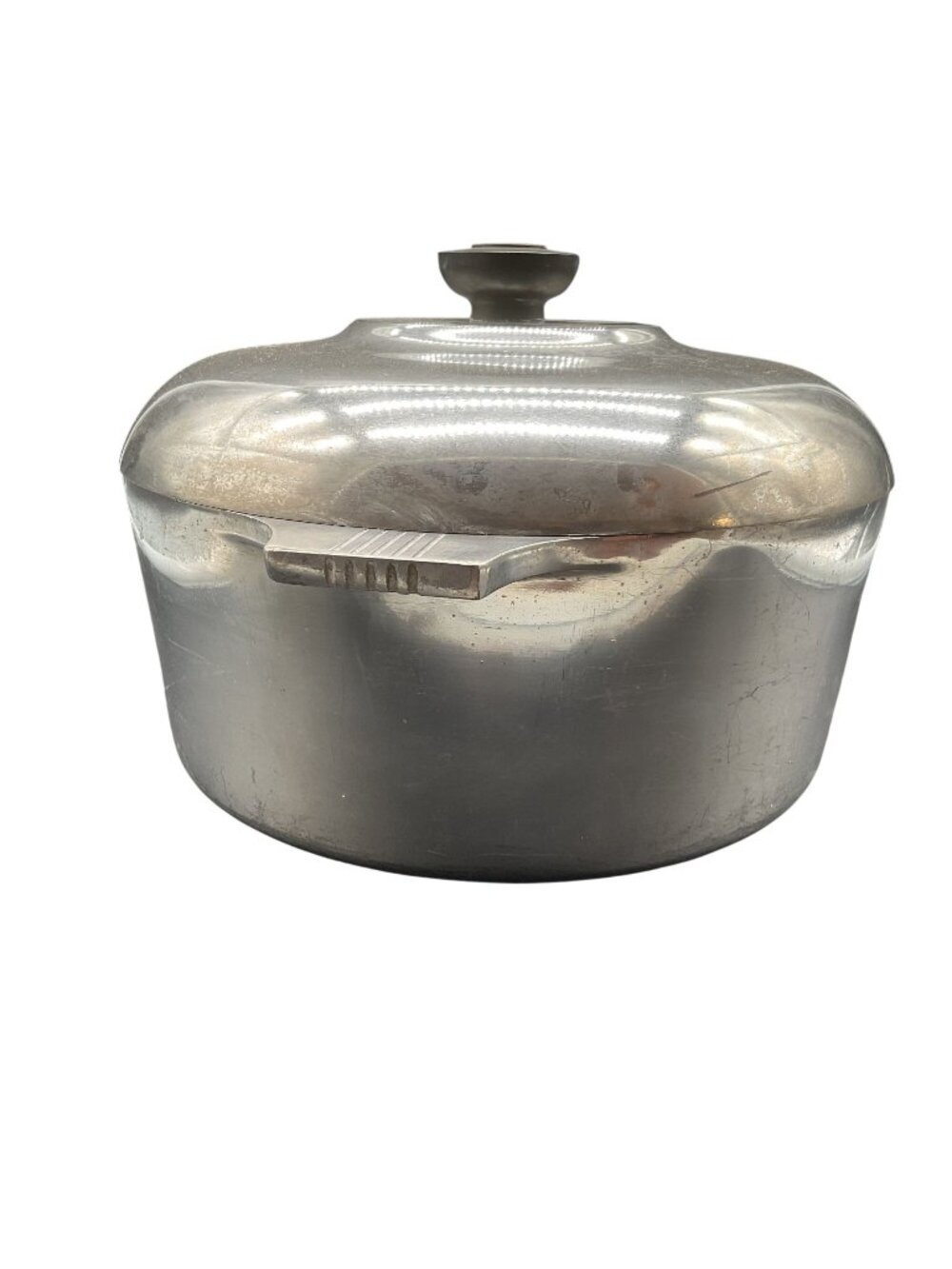 Vtg Magnalite 4248 5qt 4.7L Dutch Oven Roaster W/ Lid & Trivet USA Made Aluminum